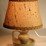 Enamelled sandstone lamp from the 70s