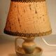 Enamelled sandstone lamp from the 70s