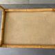 Desserte table roulante rotin vintage