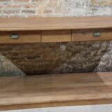 Meuble de métier, ancienne table de drapier