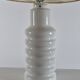 Lampe de table en porcelaine vintage des années 1970 GDR.
