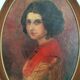 Portrait years 50 oil on canvas 83cmx59cm