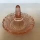 Old pink ring glassware from Scailmont Belgium