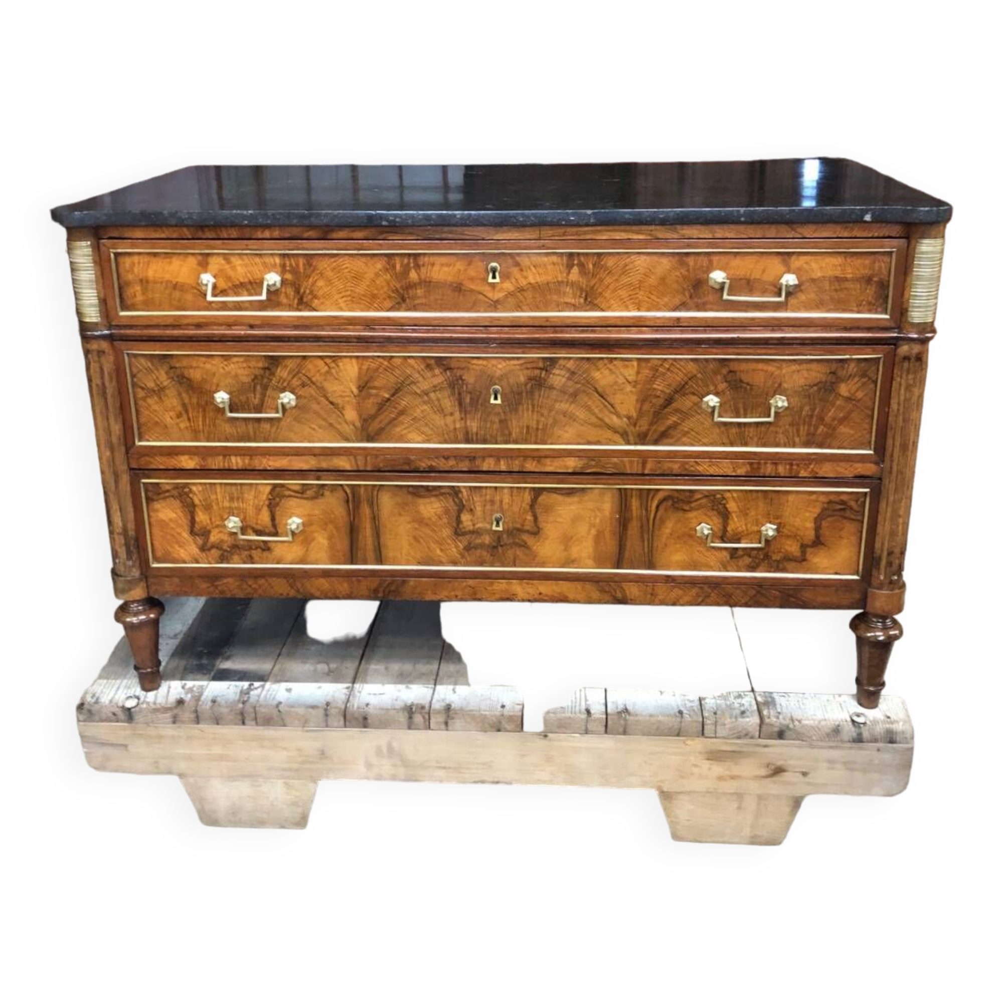 Commode louis XVI 18eme acajou