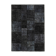 Handmade anatolian vintage 172 cm x 244 cm black patchwork carpet