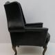 Georgian Style Rare Original Chesterfield Leather Armchair, 1950s