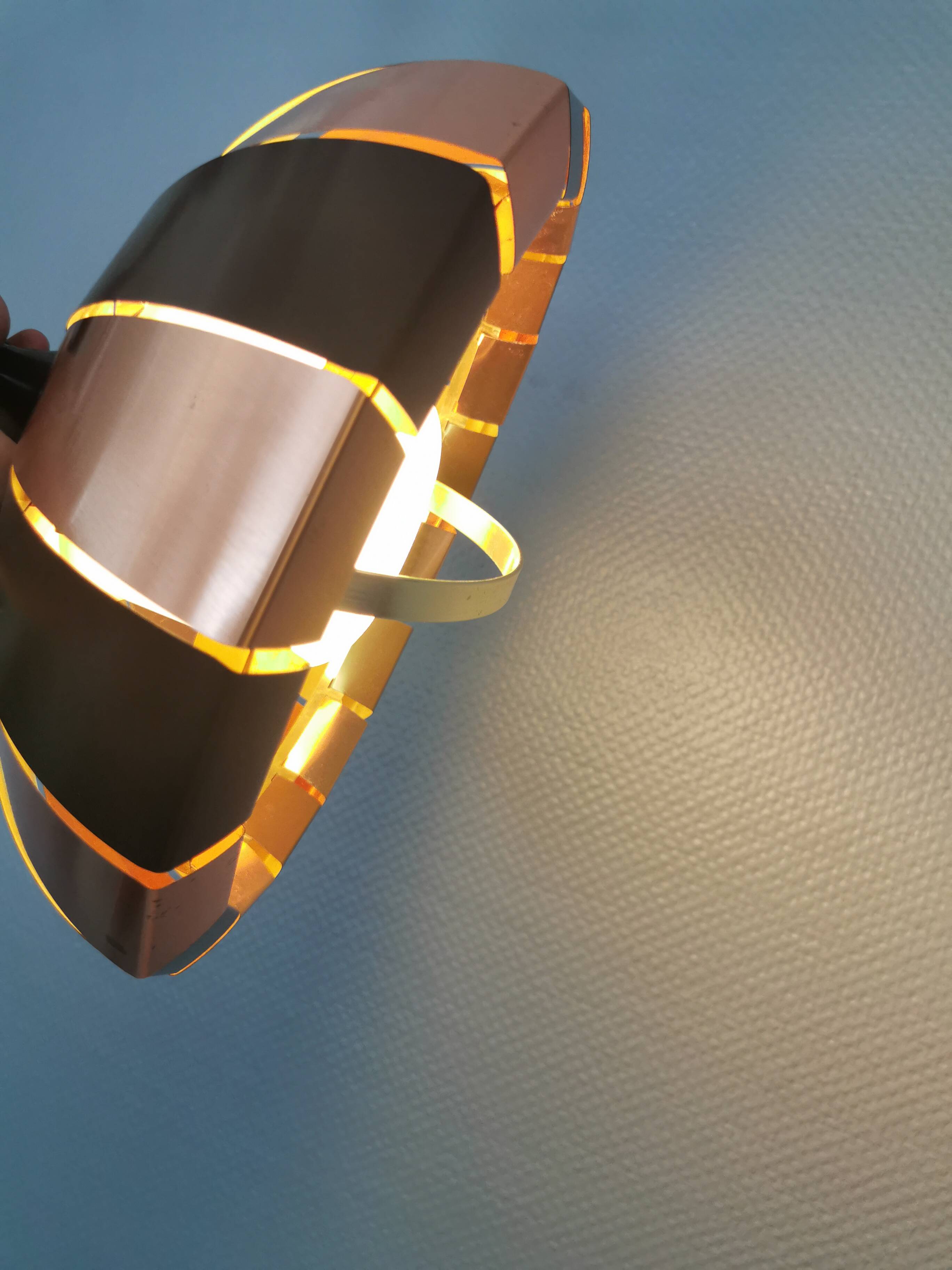 Hanging lamp from the 1970-80s, designed by Danish Werner Schou for his own company Coronell Elektro