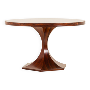 table ronde en palissandre - 1960