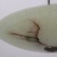 Art Deco ceiling light in green glass, 1940s, Germany