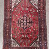 Ancien tapis en laine fait main