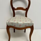 Louis-Philippe upholstered walnut chairs