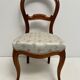 Chaises capitonnées Louis-Philippe en noyer