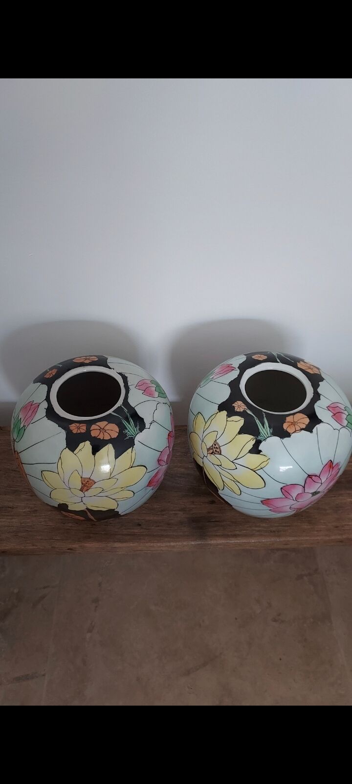 Paire de vases boule