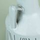 Ilkra  vase white glaze abstract sgraffito decor model no. 2007/20 50s/60s