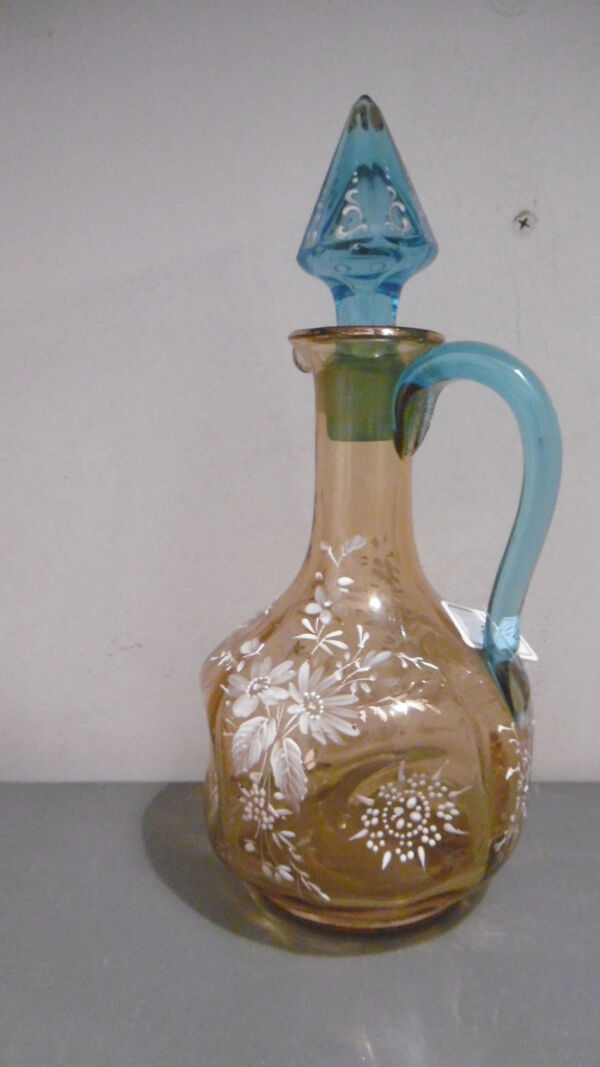 Service a liqueur carafe et verres verre emailé