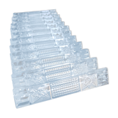 Set of 12 knife holders, diamond cut