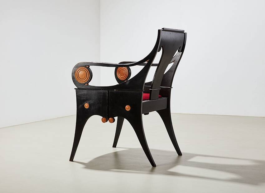 Fauteuil très rare de l'architecte Joze Plecnik 1932/1980