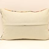 Ethnic Kilim Pillow, 16x24 Turkish Kilim Pillow 40x60