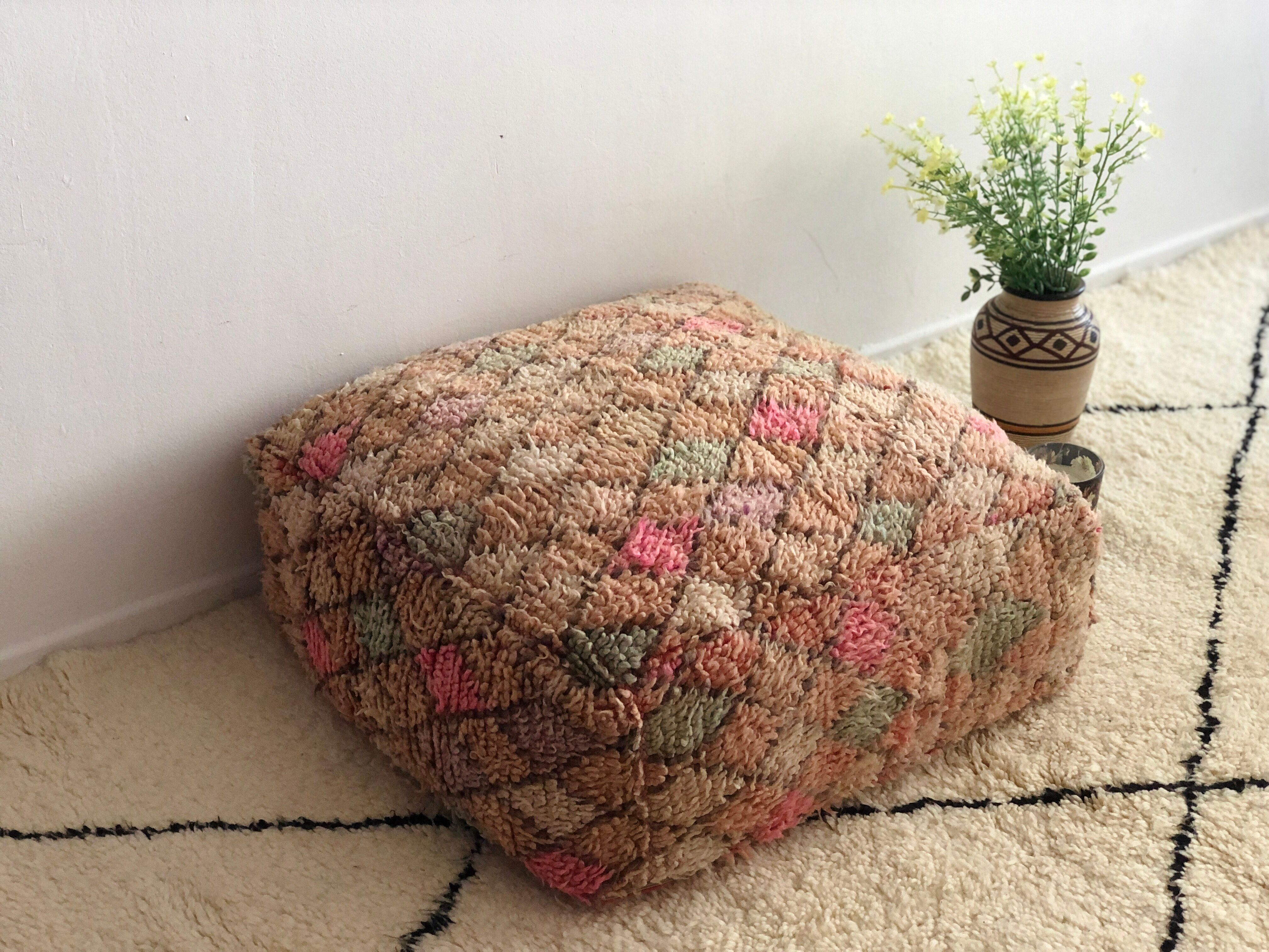 Pouf berbère marocain "Boujaad"