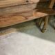 Old solid wood bench – country house spirit