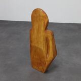 Sculpture Group “Family in Wood” by Roland Lavianne, 1970s