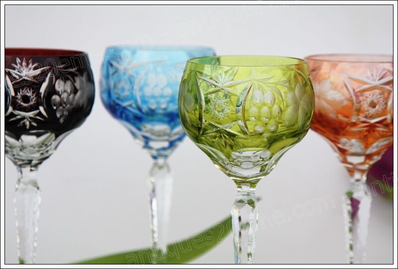 Series 6 of the Rhine wine glass or Roemer Nachtmann Crystal model Traube