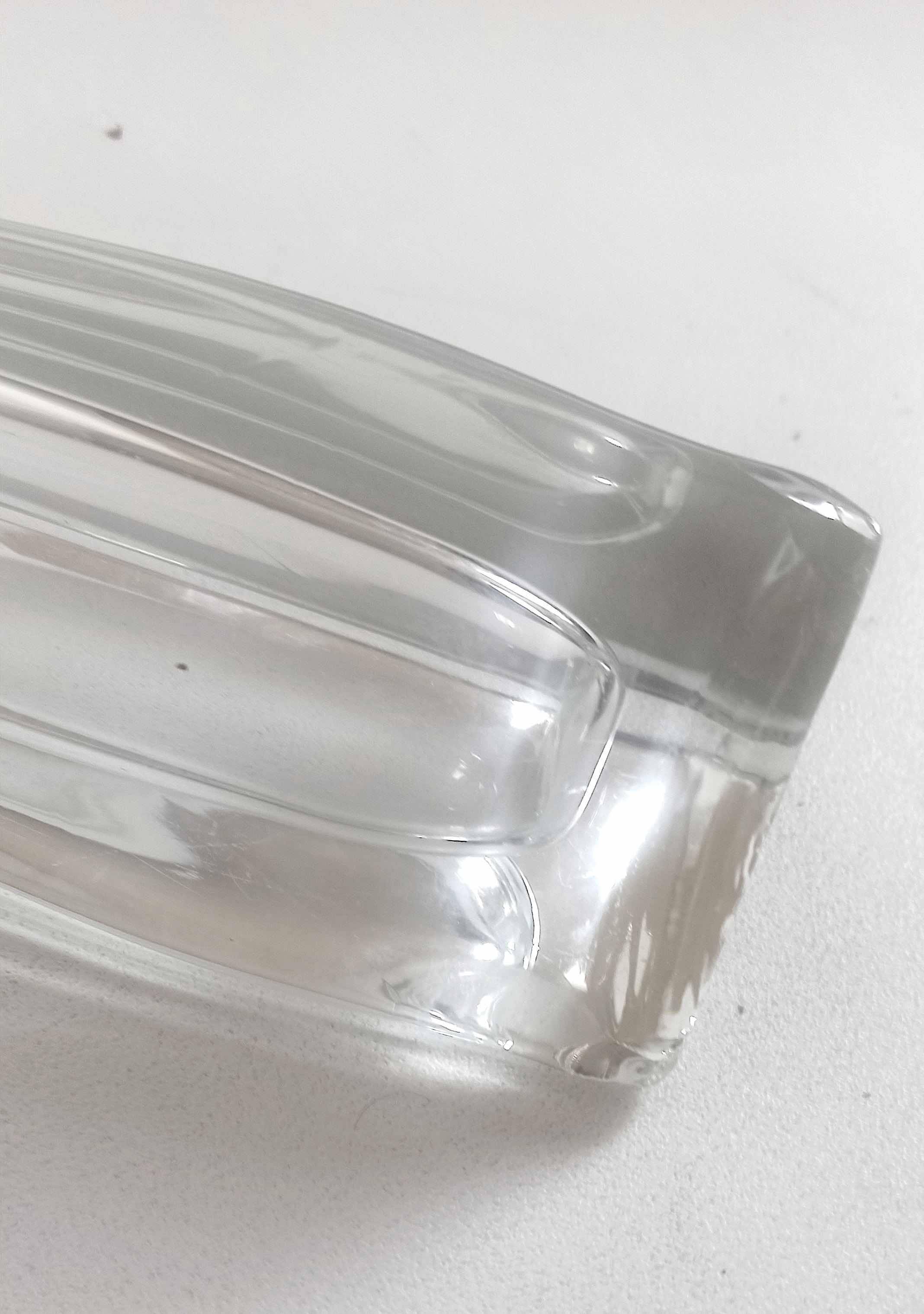 Lux Glass Crystal Vase 50s Height 27.5 cm