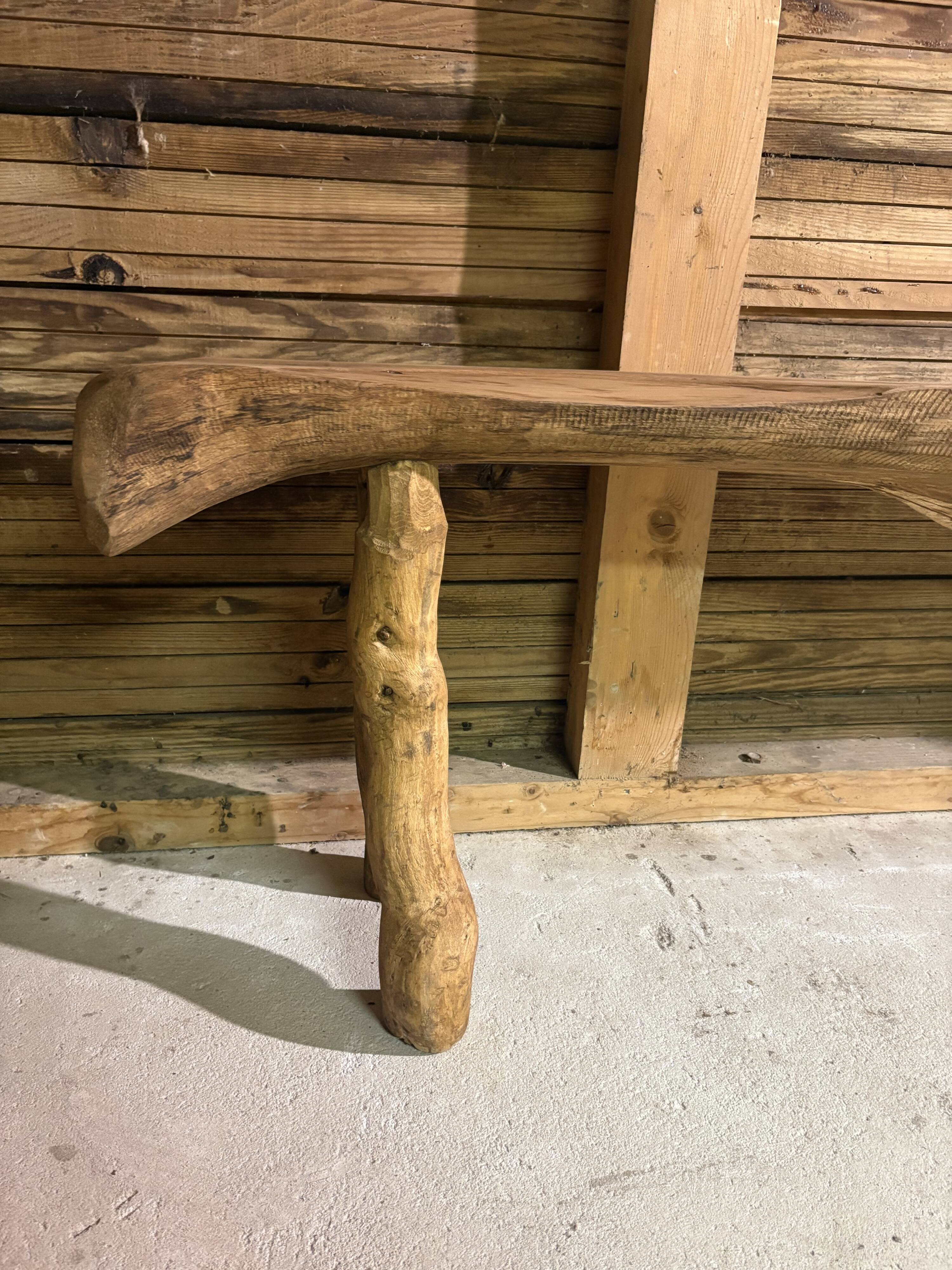Old solid wood bench – country house spirit