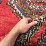 Turkish Prayer Rug vegetable dye 195x112cm
