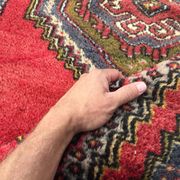 Turkish Prayer Rug vegetable dye 195x112cm