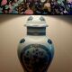 Limoges porcelain lamp Hergey – custom Liberty lampshade