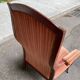 Louis Philippe Voltaire armchair from the 19th century in solid mahogany.