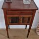 Directory style marquetry side table