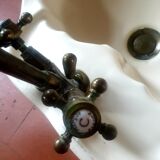 Shell sink and copper taps