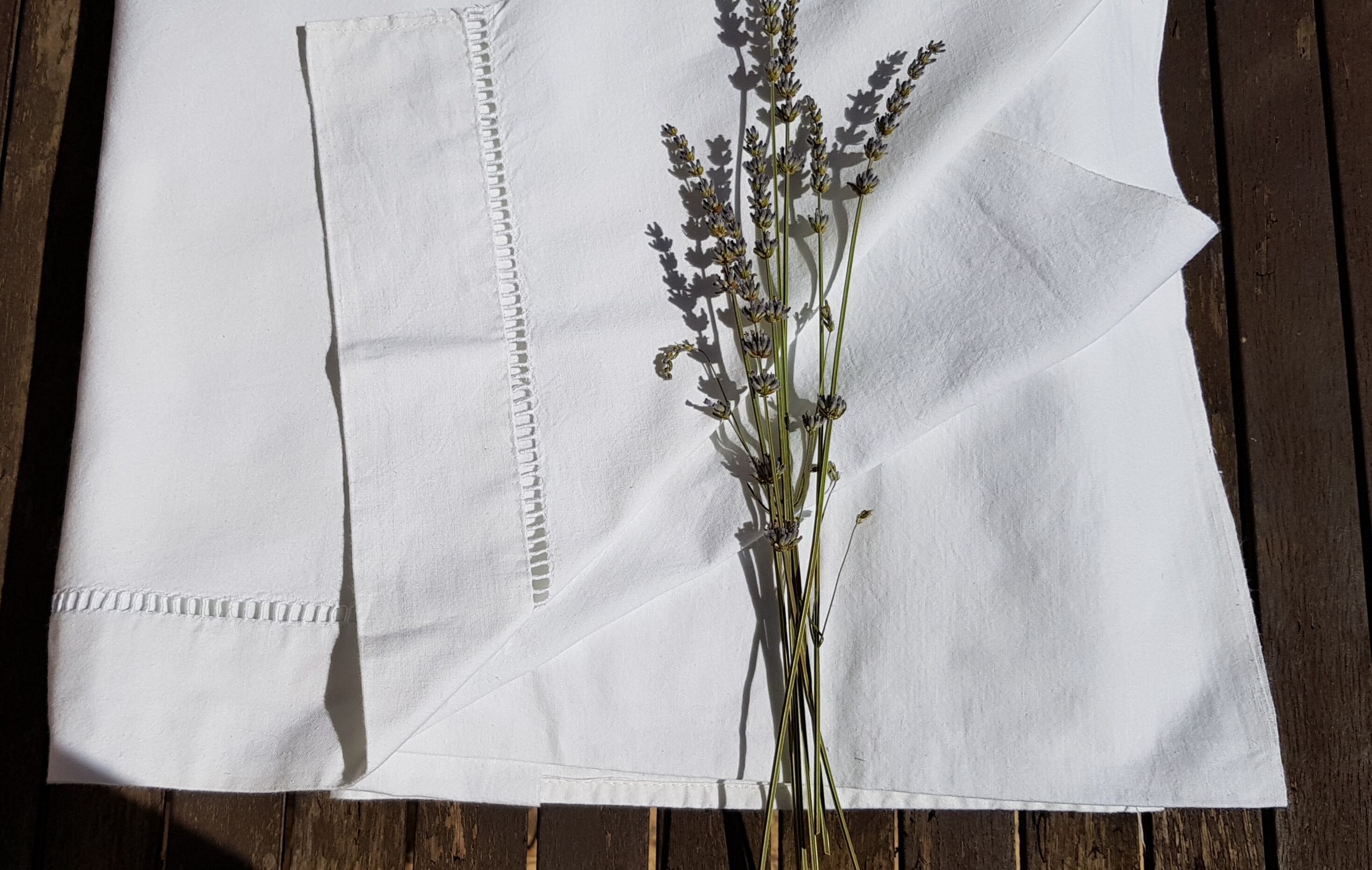 Embroidered HC monogram sheet