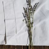 Embroidered HC monogram sheet