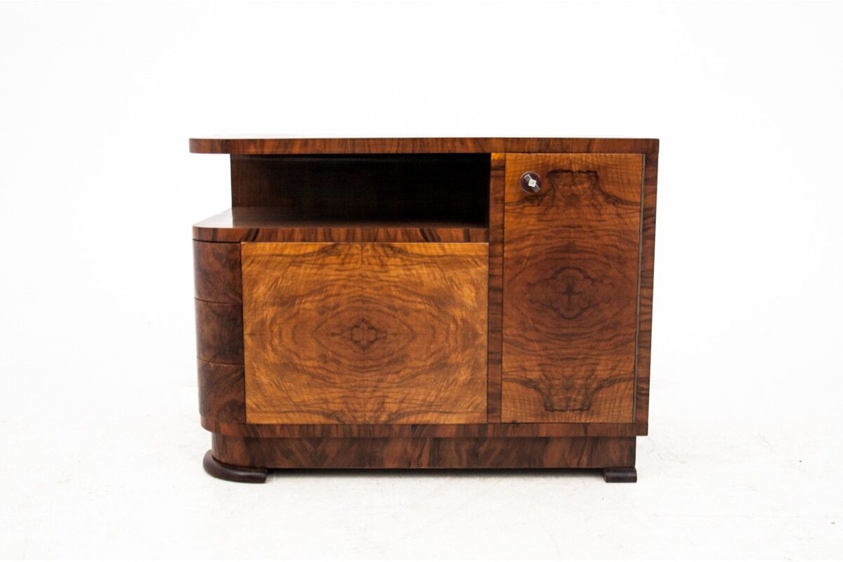 Art Deco chest of drawers, Poland, 1950s