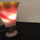 Vase lamp in glass paste and bronze signed Florea SILVIU