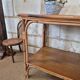 Console en rotin vintage