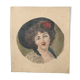 Old painting Portrait of a woman