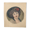 Old painting Portrait of a woman