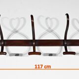 Cloakroom Coat Rack in Curved Beech, J&J Kohn – Early 20th Century