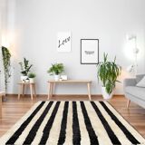 Modern Moroccan carpet white