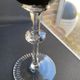 Josephinenhütte - red wine glasses (5) - Art Nouveau - Cut and engraved Crystal Roemer