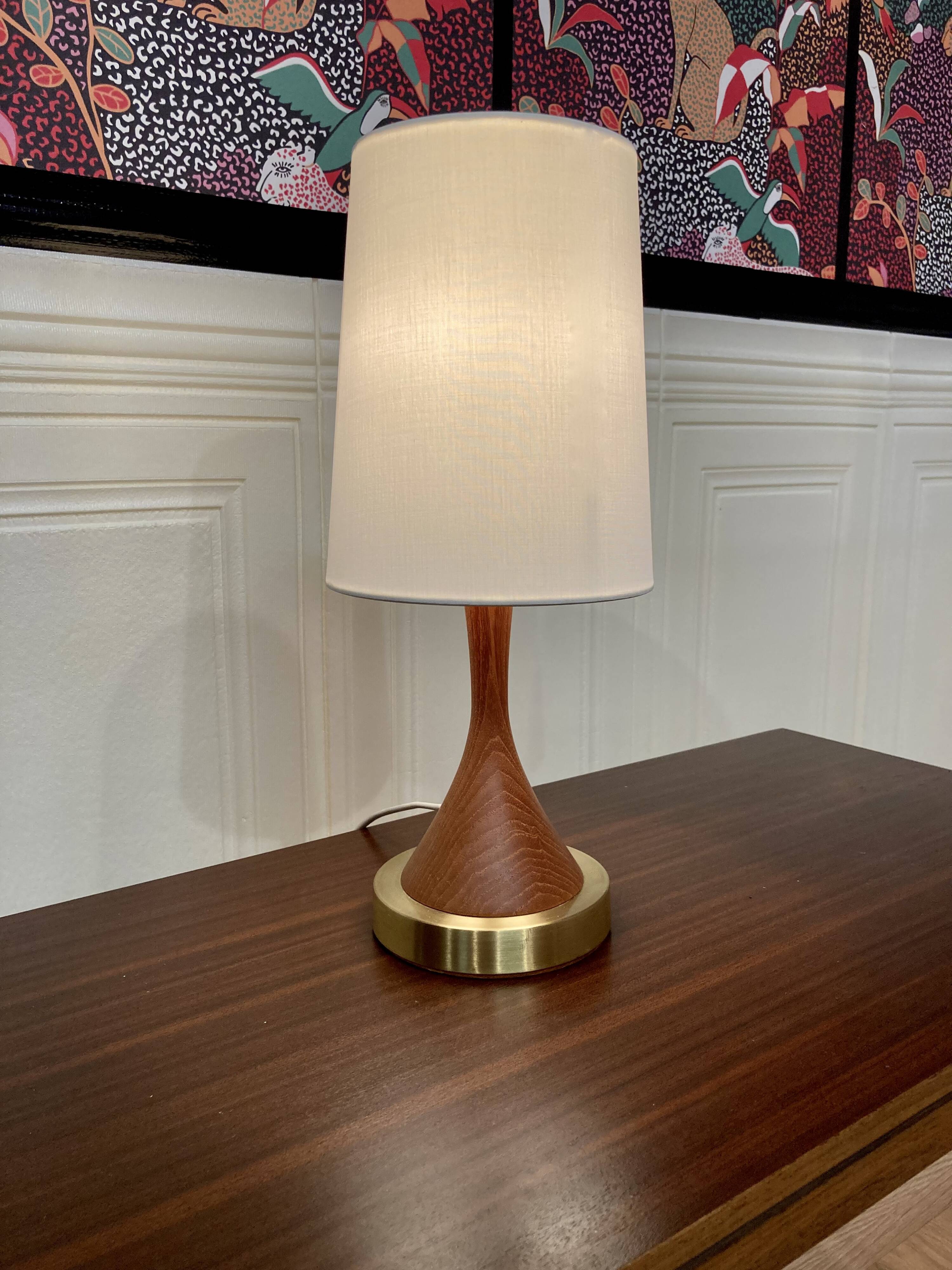 Scandinavian design lamp from the 1950s.