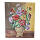 Oil on Canvas Still Life Spring Flowers Signed JP Collinet