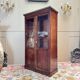 Display cabinet forming a mahogany card index from the restoration period
