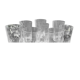 8 Baccarat Piccadilly orangeade glasses – crystal