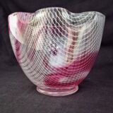 A. D. Copier, Leerdam, Netherlands - Glass vase filigree patterns