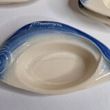 Set of 11 Vintage "Fish" Ceramic Bowls, Signed Charles Amand